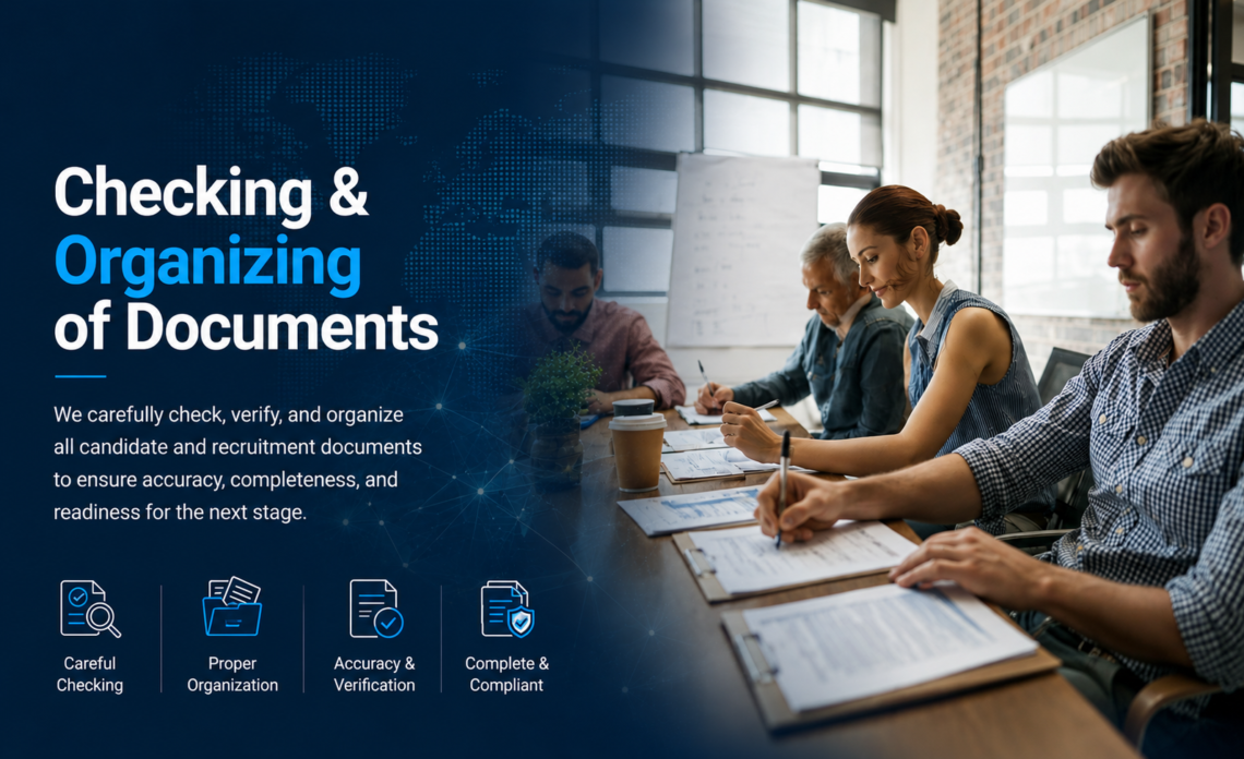 Checking & Organizing of Documents