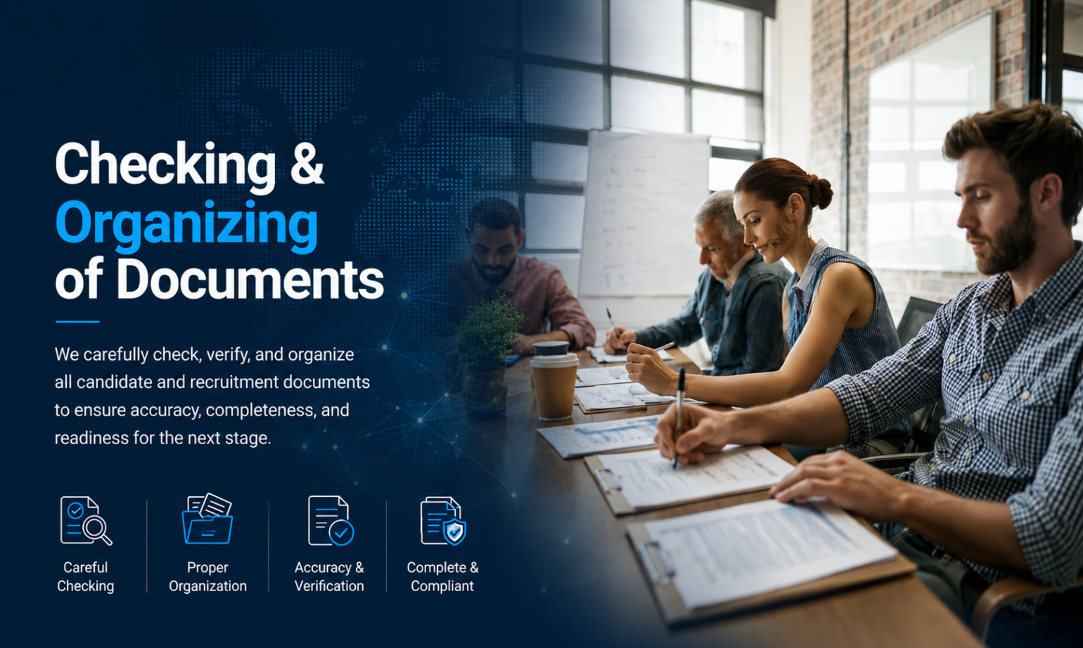 Checking & Organizing of Documents